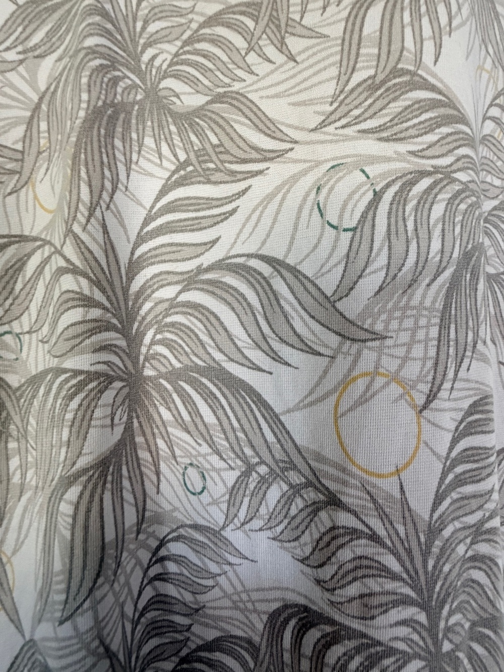 TravisMathew We Like to Paddy Polo Men’s S Gray Tropical Leaf Golf Stretch - Picture 6 of 9